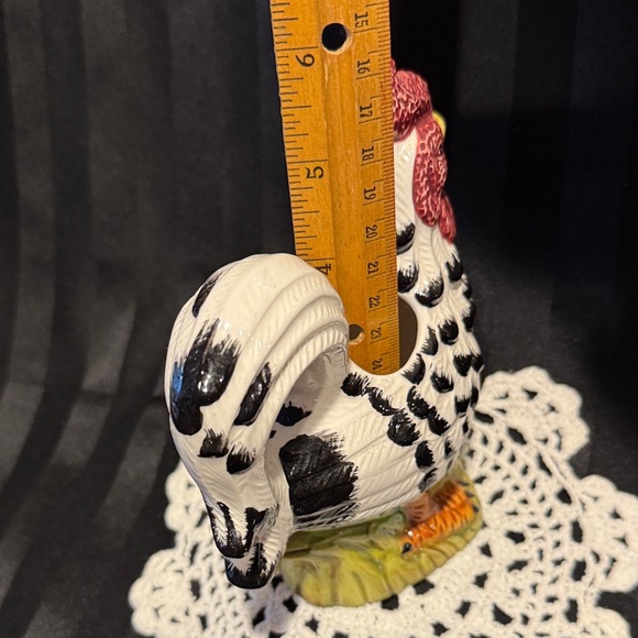 Realistic Looking Vintage Ceramic Rooster Creamer or Planter - Picture 10 of 16